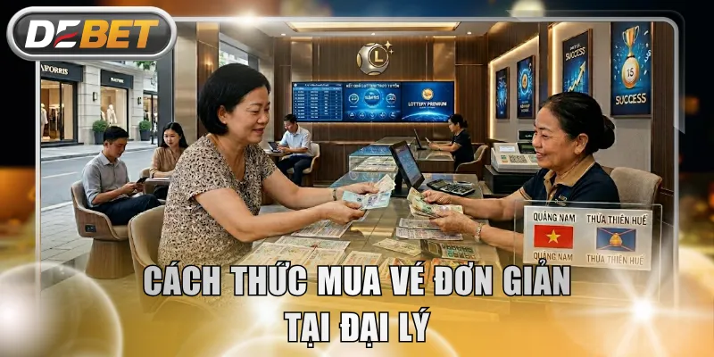Cách thức mua vé đơn giản tại đại lý
