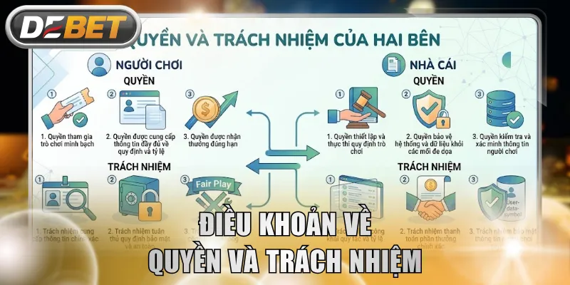 Điều khoản về trách nhiệm và quyền lợi người chơi