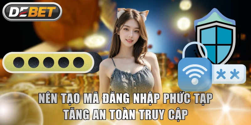 Nên tạo mã đăng nhập phức tạp tăng an toàn truy cập
