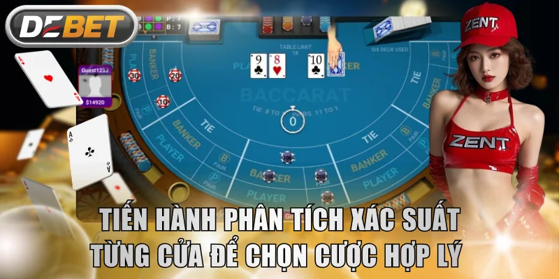 Tiến hành phân tích xác suất từng cửa để chọn cược hợp lý 